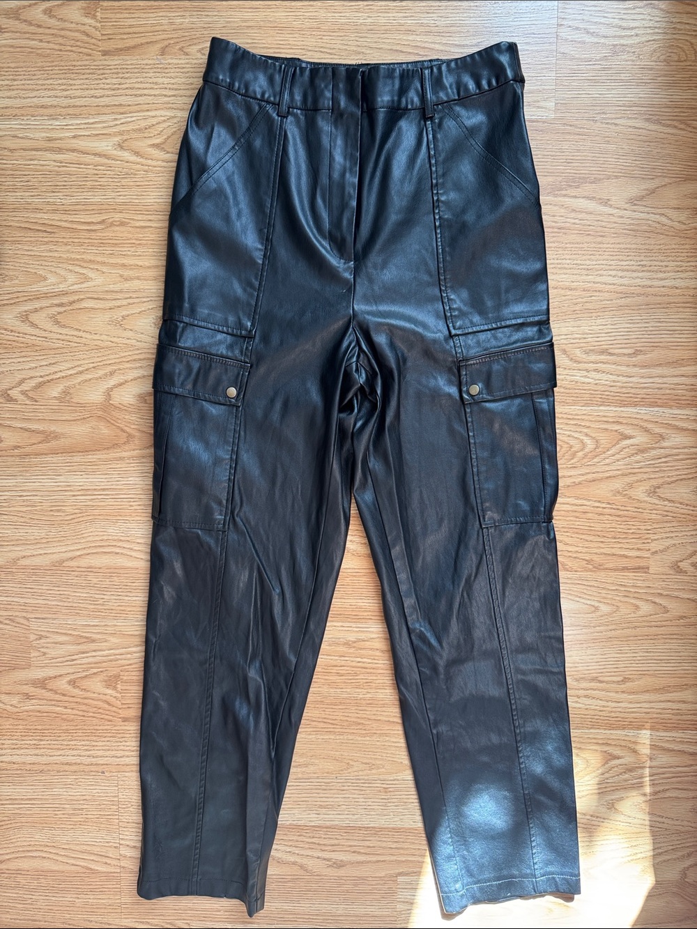 Jason Wu Faux Leather Cargo Pants
